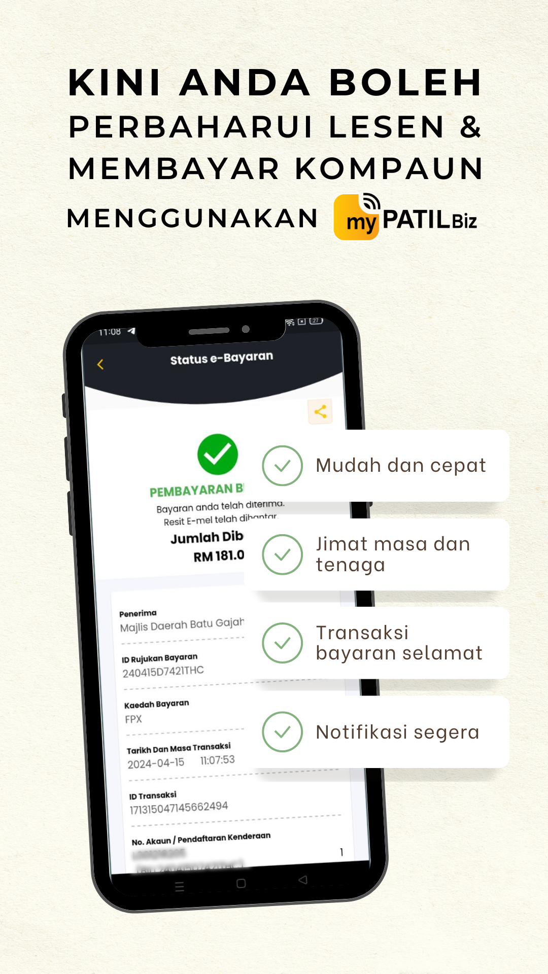 Perbaharui Lesen